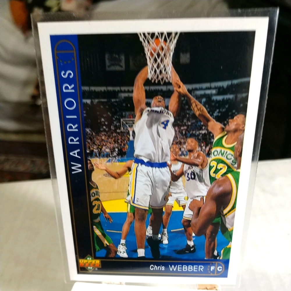 1993 Upper Deck Chris Webber ROOKIE Card/Hologram # 311